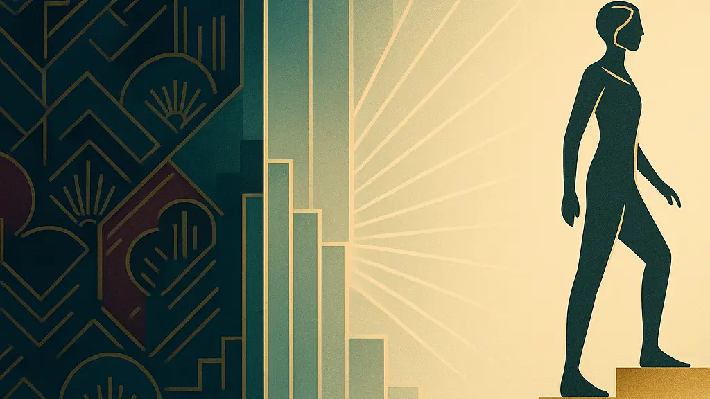 Hands hover over papers or a keyboard as the body tightens around a money decision.