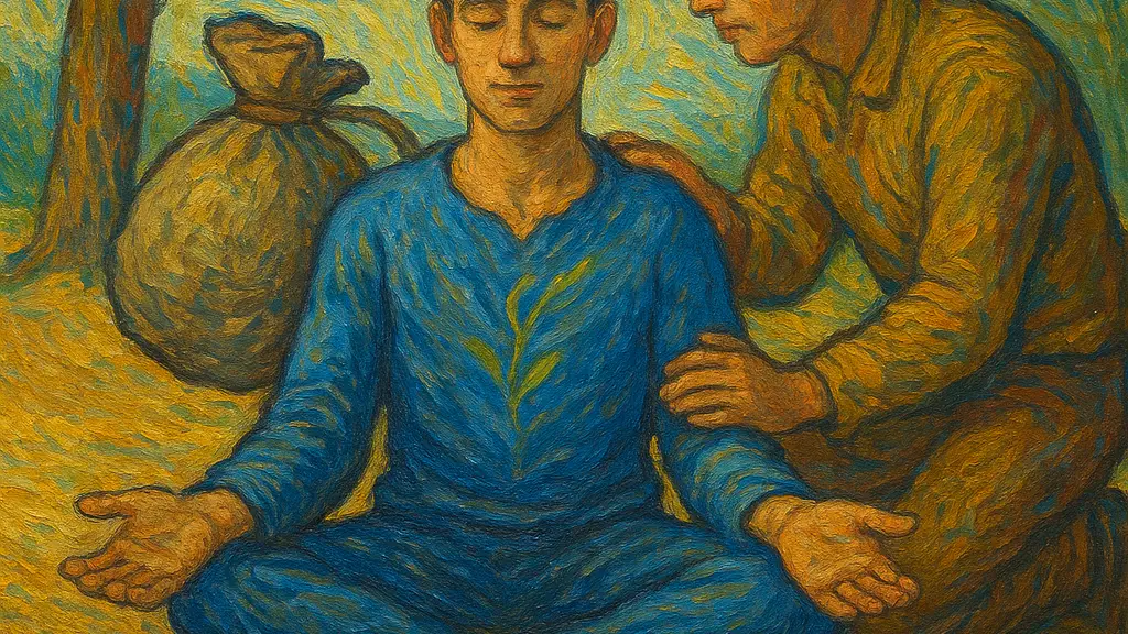 Symbolic image for What Vitality 1 on 1 Support Actually Targets, showing nervous-system movement from pressure to one grounded next step.