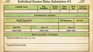Mentor’s Corner: Why Session Notes Should Show the Best Fifteen Minutes, Not the Whole Session